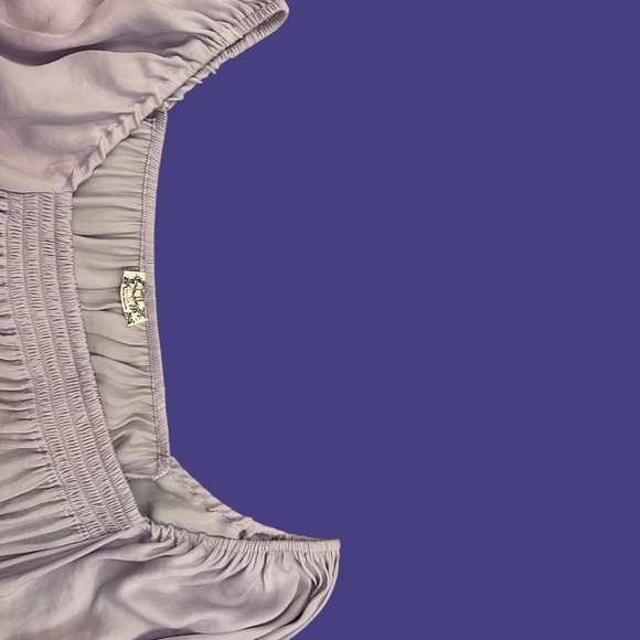 Intimately Free People Another Round Women's Sz S Lavender Square Neck Bodysuit - Picture 10 of 12